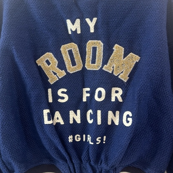 Zara Girls Zip Up Navy Jacket Size 5 - Picture 3 of 5